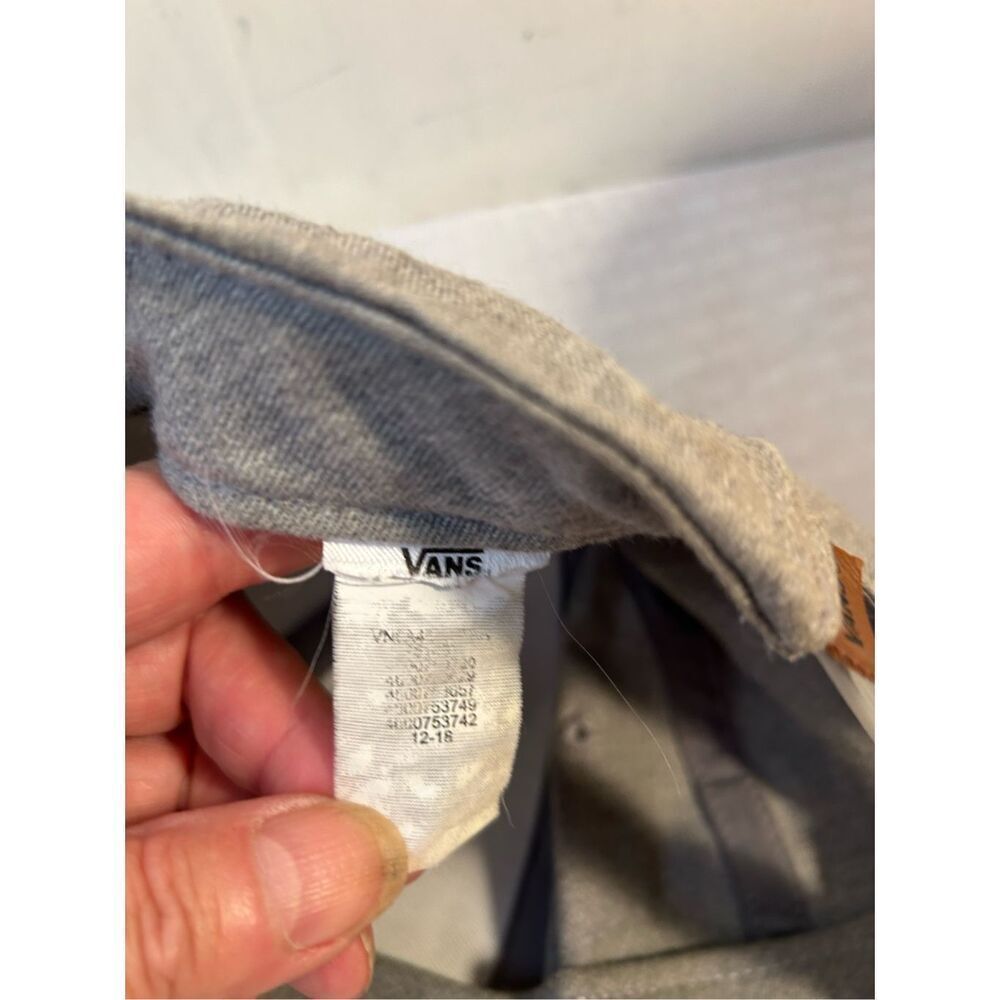 Vans Gray Baseball Cap Hat Snapback - image 4